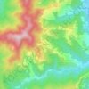 Topografische kaart Sorbolo, hoogte, reliëf