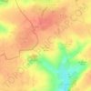 Topografische kaart Le Lièvre Mort, hoogte, reliëf
