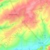 Topografische kaart La Goubinière, hoogte, reliëf