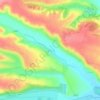 Topografische kaart Beloț, hoogte, reliëf