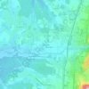 Topografische kaart Sur les Marres, hoogte, reliëf