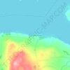 Topografische kaart Garrykennedy, hoogte, reliëf
