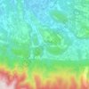 Topografische kaart La Peyriere, hoogte, reliëf
