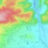 Topografische kaart Unterwölbling, hoogte, reliëf