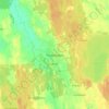 Topografische kaart Peräseinäjoki, hoogte, reliëf