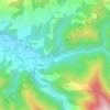 Topografische kaart Randille, hoogte, reliëf