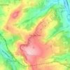 Topografische kaart Farnley Tyas, hoogte, reliëf