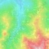 Topografische kaart Soriasco, hoogte, reliëf