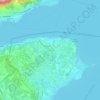 Topografische kaart Portese, hoogte, reliëf