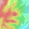 Topografische kaart Jungfernkopf, hoogte, reliëf