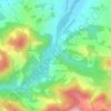 Topografische kaart Marzolara, hoogte, reliëf