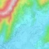 Topografische kaart Botticino Sera, hoogte, reliëf