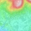 Topografische kaart Giare, hoogte, reliëf