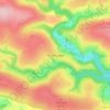 Topografische kaart Hawkridge, hoogte, reliëf