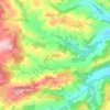 Topografische kaart Montauto, hoogte, reliëf