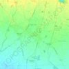 Topografische kaart Valvasone, hoogte, reliëf