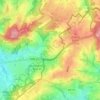 Topografische kaart Breucq - Le Breucq, hoogte, reliëf