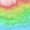 Topografische kaart Poira di Civo, hoogte, reliëf