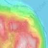 Topografische kaart Motta del Santo, hoogte, reliëf