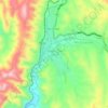 Topografische kaart Yotala, hoogte, reliëf