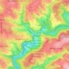 Topografische kaart Ingersau, hoogte, reliëf