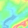 Topografische kaart Ballyvoye, hoogte, reliëf
