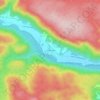 Topografische kaart Le Grand-Platin, hoogte, reliëf