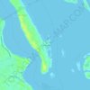 Topografische kaart Port Sewall, hoogte, reliëf