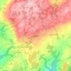 Topografische kaart Chez Dupont, hoogte, reliëf