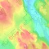 Topografische kaart Surbaix, hoogte, reliëf