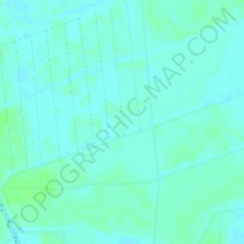 Topografische kaart Little Green Swamp, hoogte, reliëf