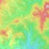 Topografische kaart Cerruti, hoogte, reliëf