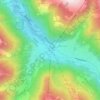 Topografische kaart Galgenul, hoogte, reliëf