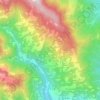 Topografische kaart Marchetti, hoogte, reliëf