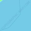 Topografische kaart Perdido Bay, hoogte, reliëf