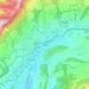 Topografische kaart Gap, hoogte, reliëf