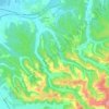 Topografische kaart Le Pinete, hoogte, reliëf