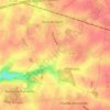 Topografische kaart La Rue Villaine-Sud, hoogte, reliëf
