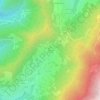 Topografische kaart La Coche, hoogte, reliëf