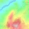 Topografische kaart Maiella, hoogte, reliëf