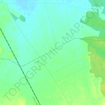 Topografische kaart Chahorra, hoogte, reliëf