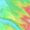 Topografische kaart Îlet Lautret, hoogte, reliëf