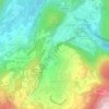 Topografische kaart Campra, hoogte, reliëf