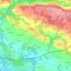 Topografische kaart Dilliec, hoogte, reliëf