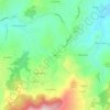 Topografische kaart Sasso, hoogte, reliëf