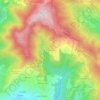 Topografische kaart Bruscarolo, hoogte, reliëf