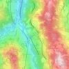 Topografische kaart Ripoli (di sotto), hoogte, reliëf