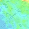 Topografische kaart La Piolais, hoogte, reliëf
