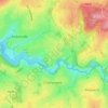 Topografische kaart Outrewarche, hoogte, reliëf