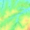 Topografische kaart Waya, hoogte, reliëf